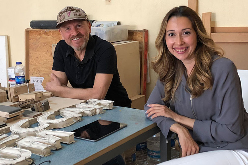 On the production of works in different techniques with Ramazan Bayrakoğlu