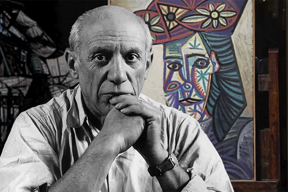 Pablo Picasso: "Çiçekli Şapkalı Kadın, Dora Maar" 1943